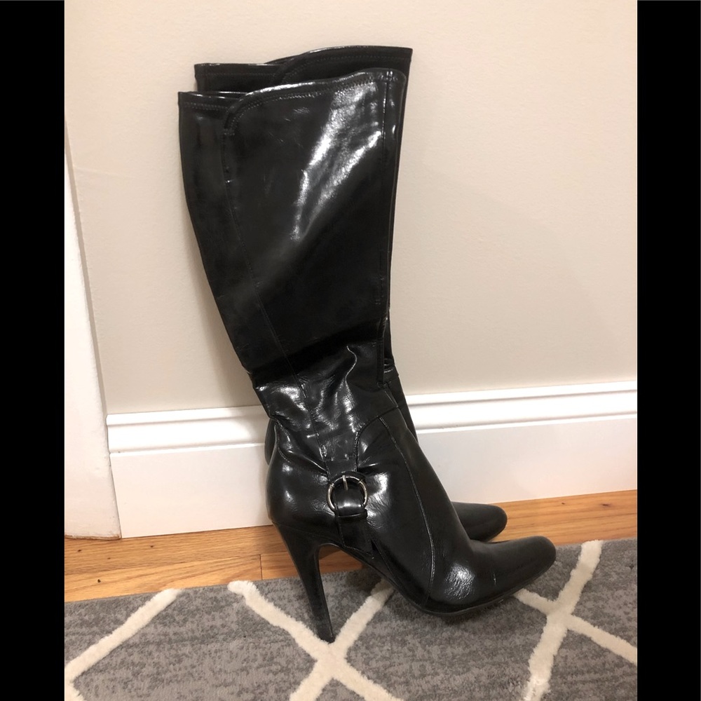Black Long Marc Fisher Boots